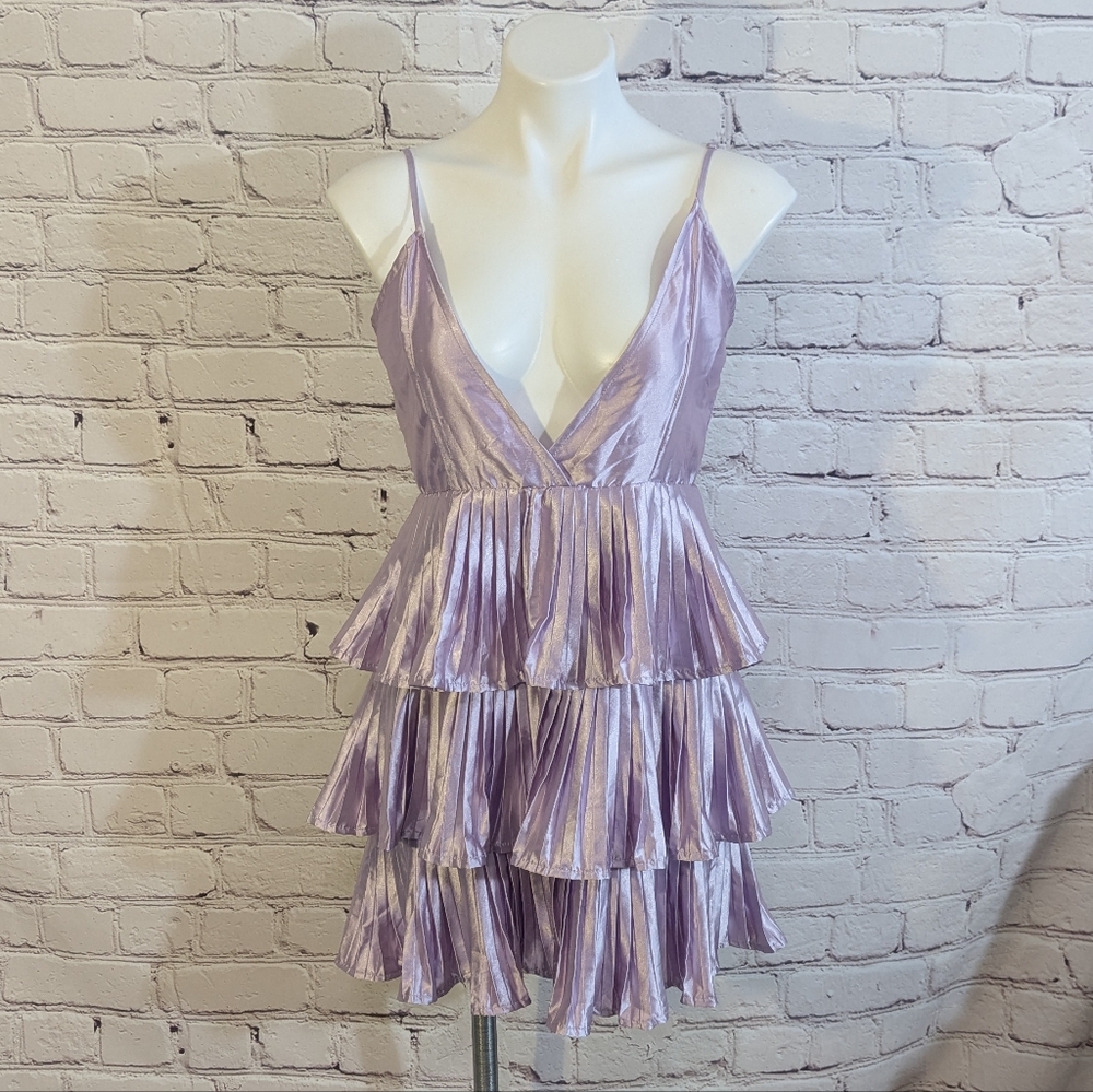 Pretty Little Thing Lavender Mini Dress